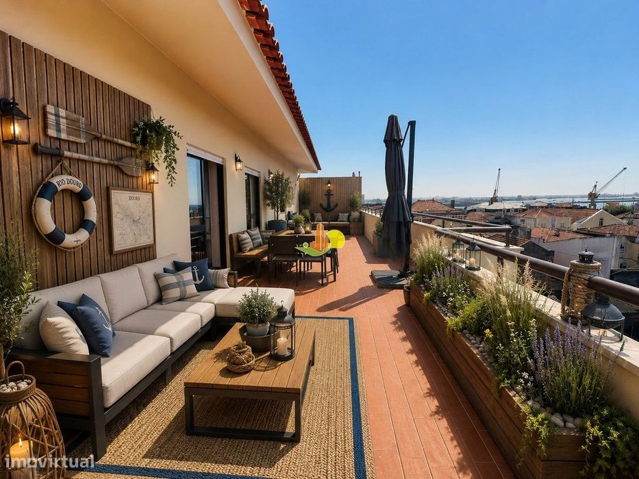 T1 Centro da Cidade - Terraço incrível!