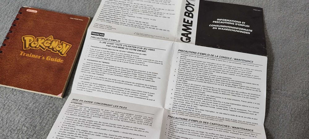 Pokemon Blue para Gameboy