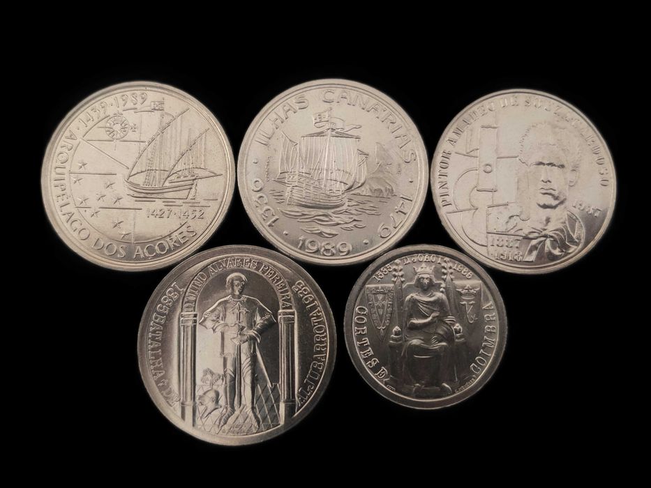 5 moedas de 100$+25$ Comemorativas - (Conjunto 4€) #4