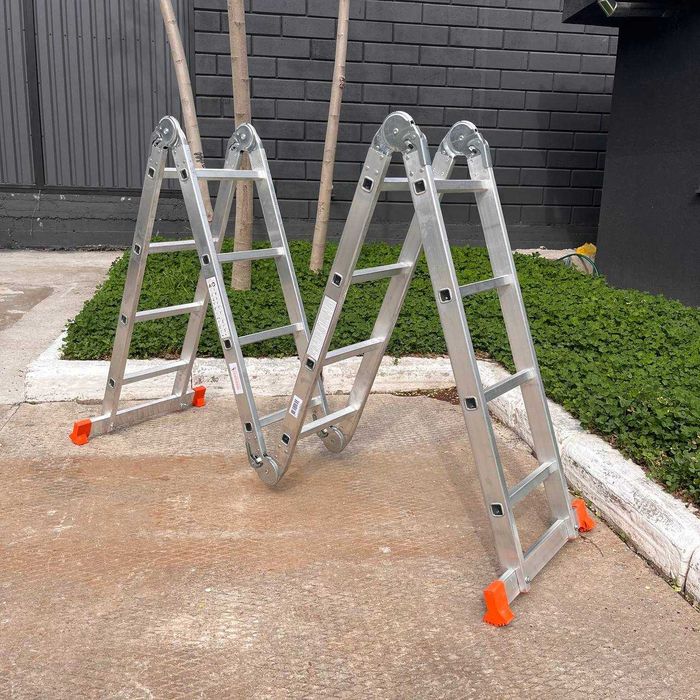 Алюмінієва драбина 1-,2-,3секційна до 12 м, стремянка. Великий вибір