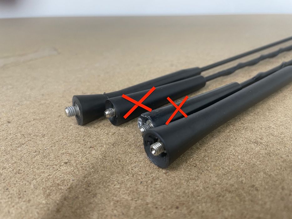 2 Antenas para carro (novas)