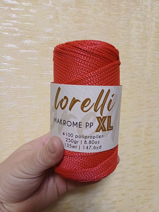 30本　ポメリー Lorelli Makrome pp xl Лорелли мараме, шнур для сумок, пряжа, нитки