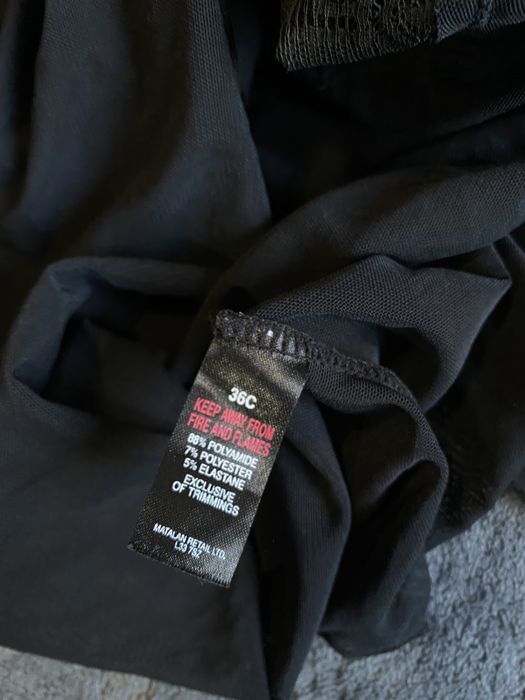 Czarna sexy koszula do spania