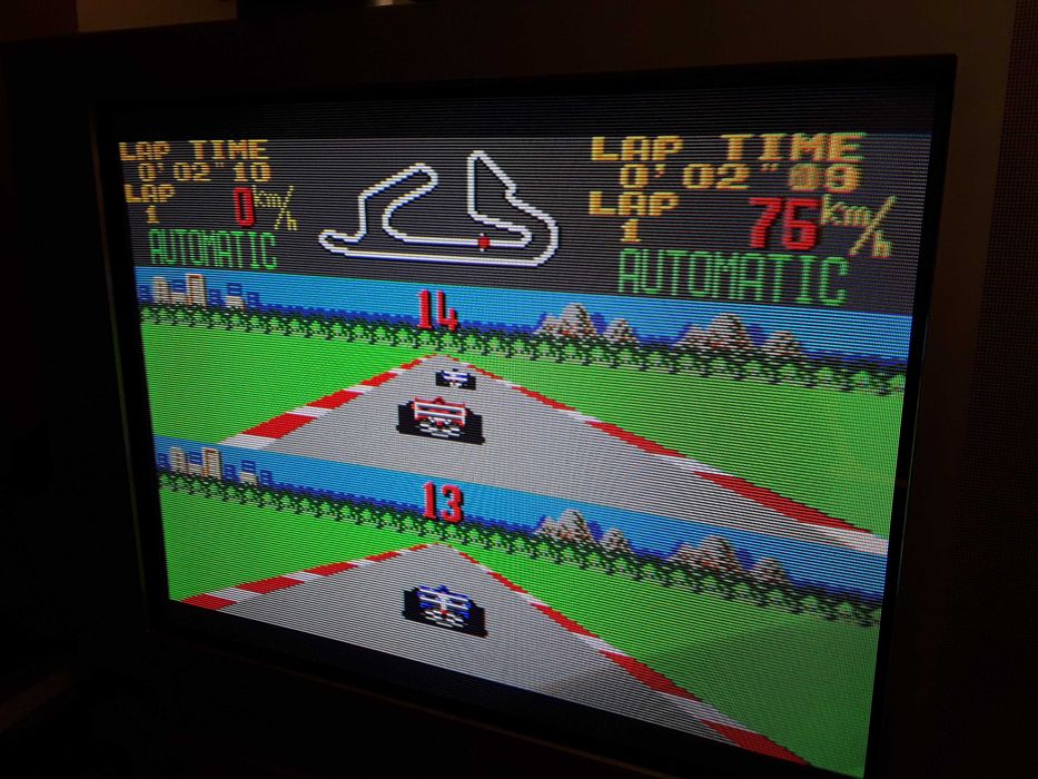 Jogo Sega Master System Super Monaco GP completo