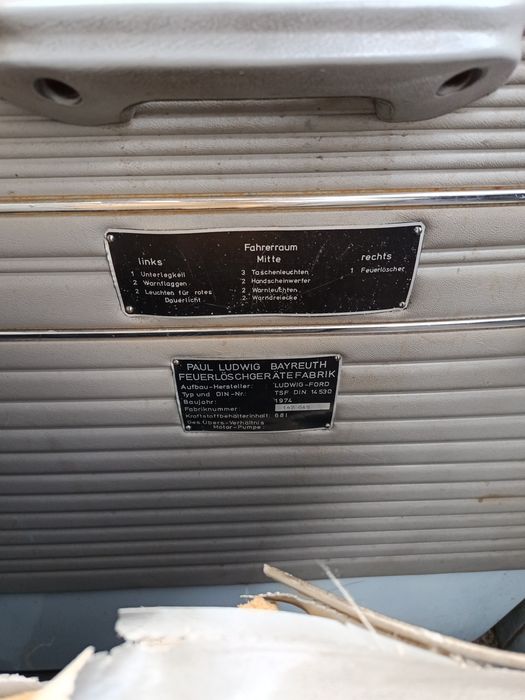 Ford Transit MK1  camper strazak