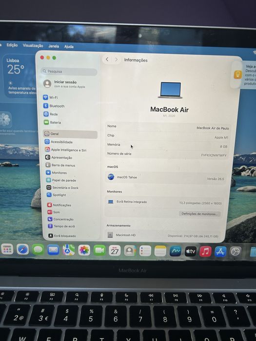 MacBook Air 2020509912769700177923
