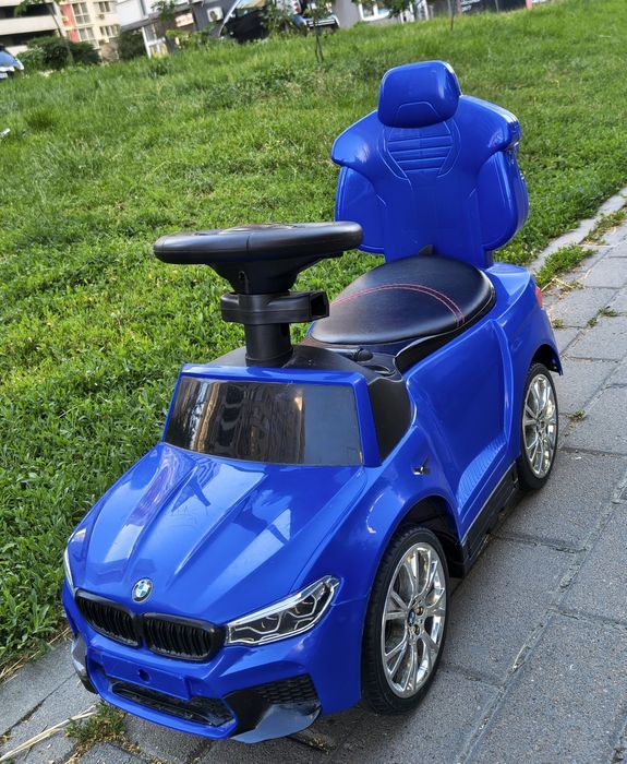 Дитяча машинка BMW, синя, електромобіль
