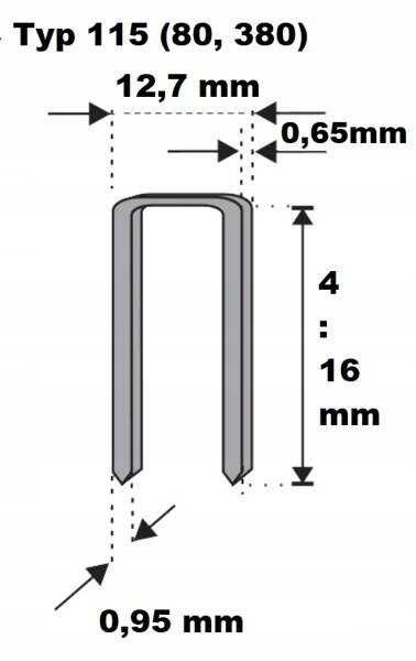 Zszywacz tapicerski Ez-Fasten 80/16 R taker pneumatyczny
