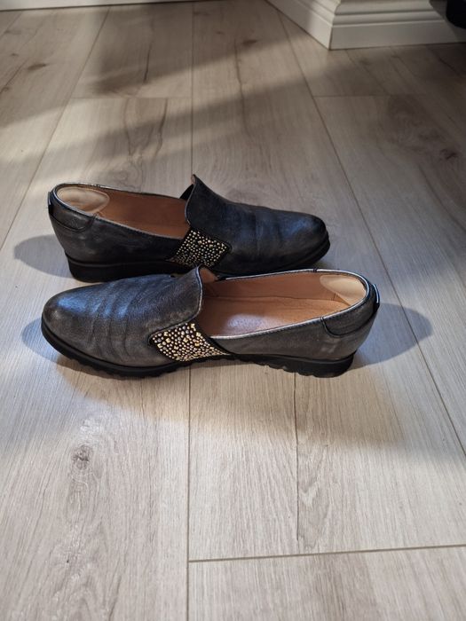 Buty damskie skórzane
