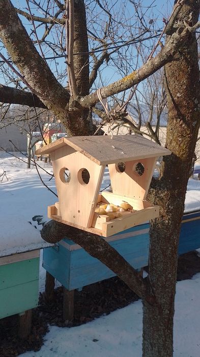 Робимо дерев'яні годівнички для птахів