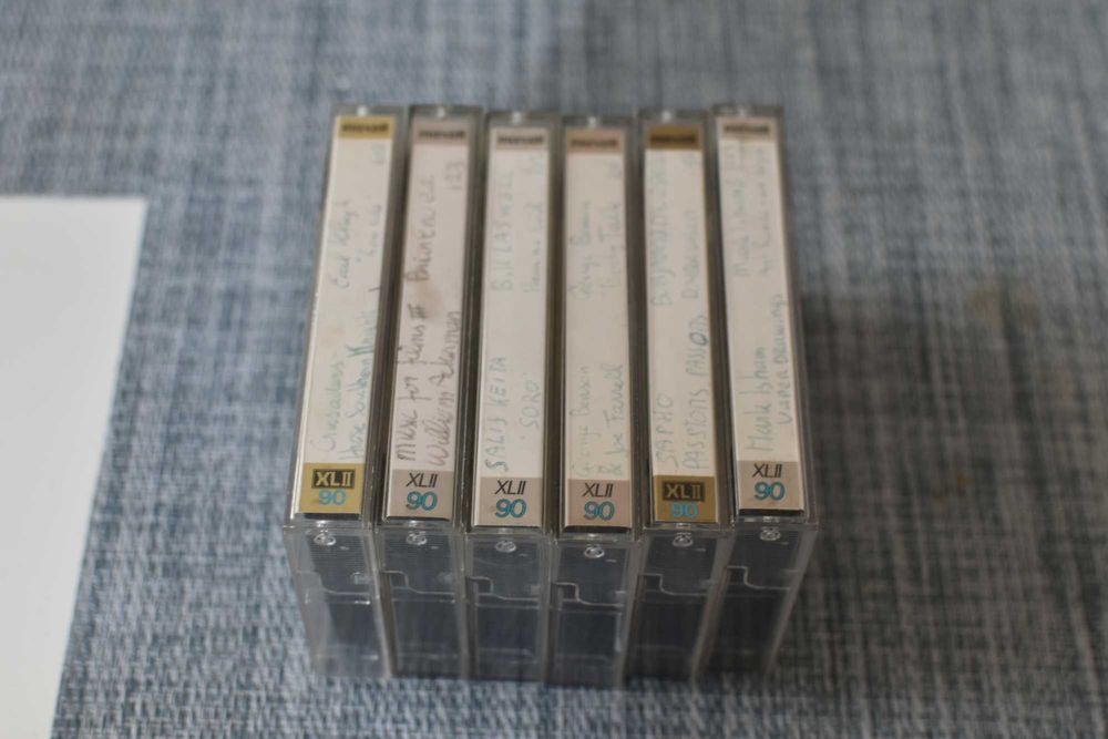 6x Kaseta MAXELL XLII 90