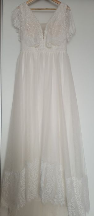 Suknia ślubna rozm 38/40 168cm + 6cm obcas