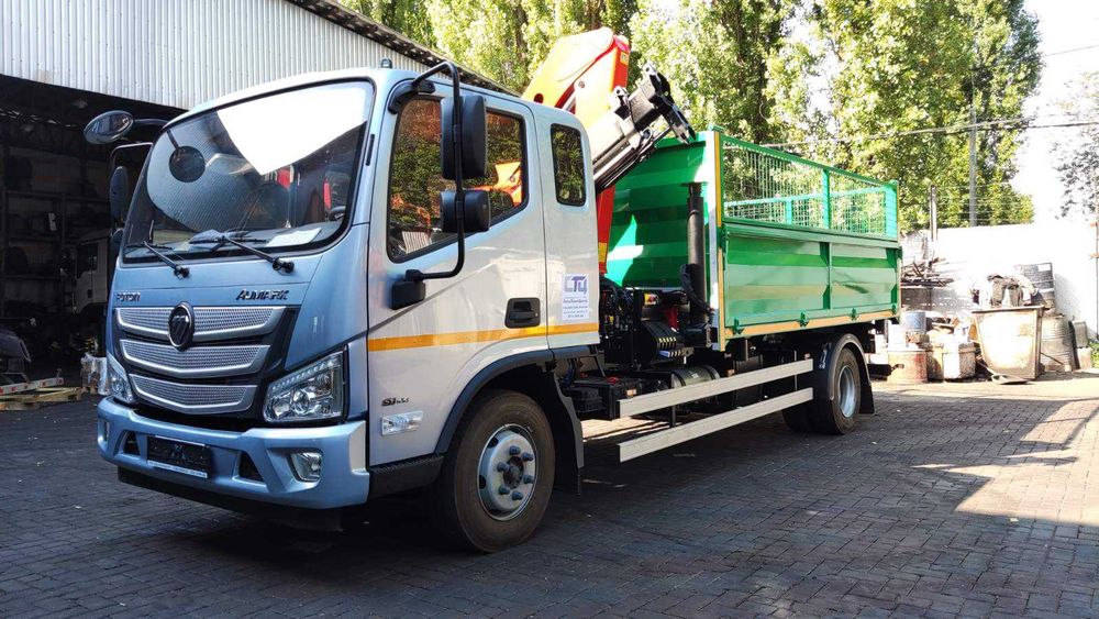 Самоскид з КМУ, самосвал, кран-маніпулятор, КМУ