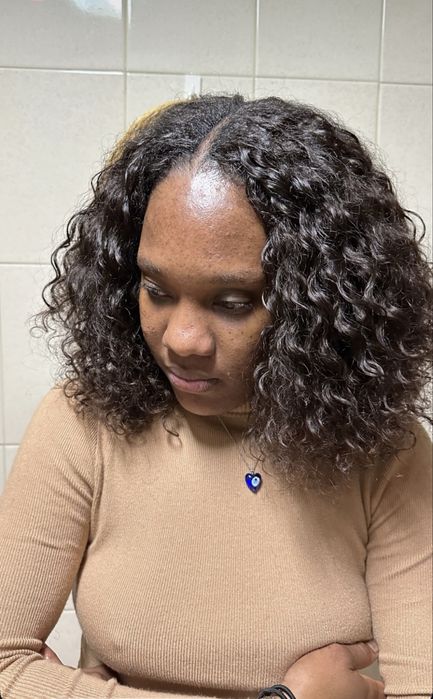 Aplicação de cabelo