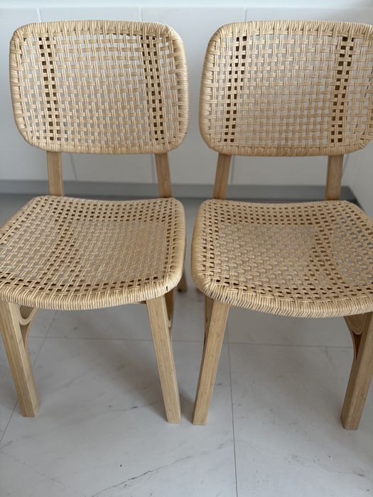 Cadeira de bambu do ikea