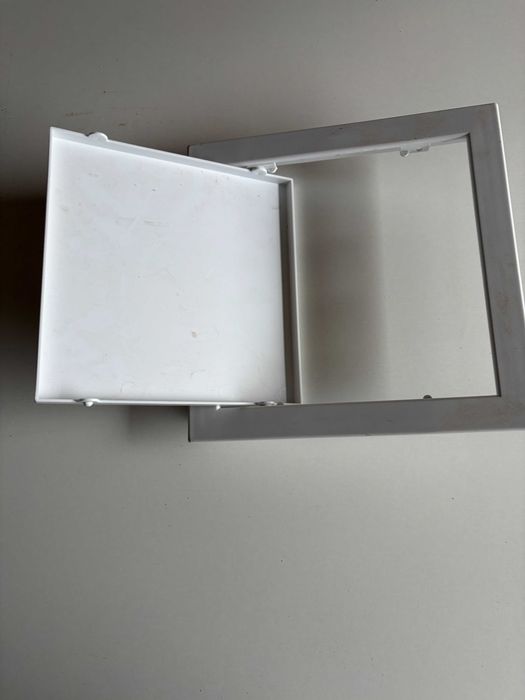 Alçapão Porta de Visita Inspeção Plástico Branco Parede Teto Pladur