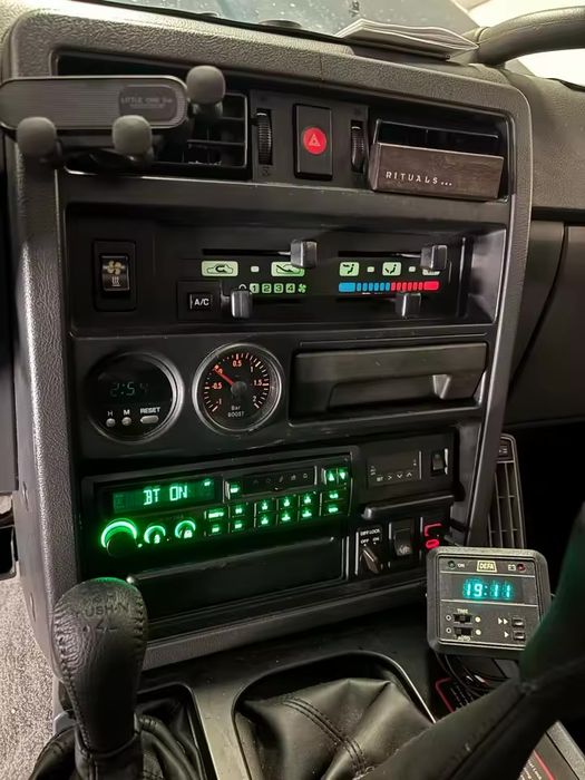 NOWE BMW Retro Radio Samochodowe 1DIN Bluetooth App USB AUX SD – 7 Kolorów Podświetlenia, Zestaw Głośnomówiący, Gwarancja