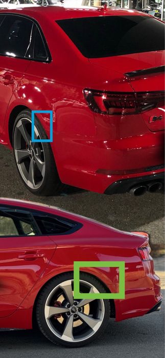 Audi A4 S4 8W b9  b8 b8,5 брызговик подкрылок спойлер розширитель арки