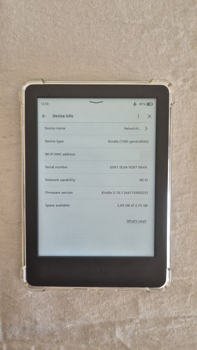 Kindle 10th Generation E-reader438005810038712320