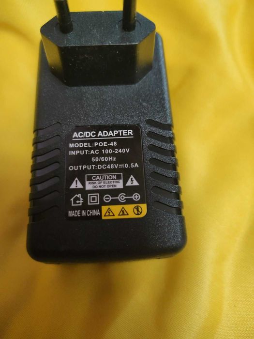 Блок питания POE 48V 0.5А 24Вт Новый