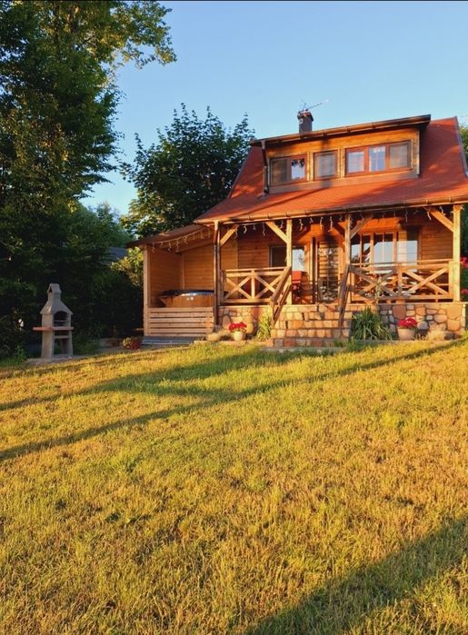 Wolny Domek   nad samym jeziorem 8 os Wolny bania jezioro kominek