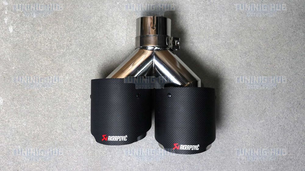 насадки на вихлопні труби Akrapovic глушник карбон BMW Audi Mercedes