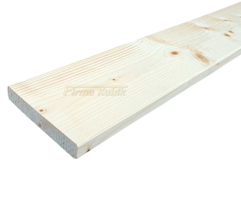 Deska heblowana strugana S4S 21x120 świerk skandynawski na ogrodzenia