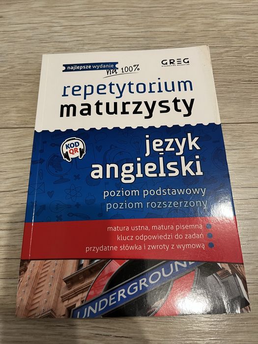 Sprzedam repetytorium maturzysty jezyk angielski greg