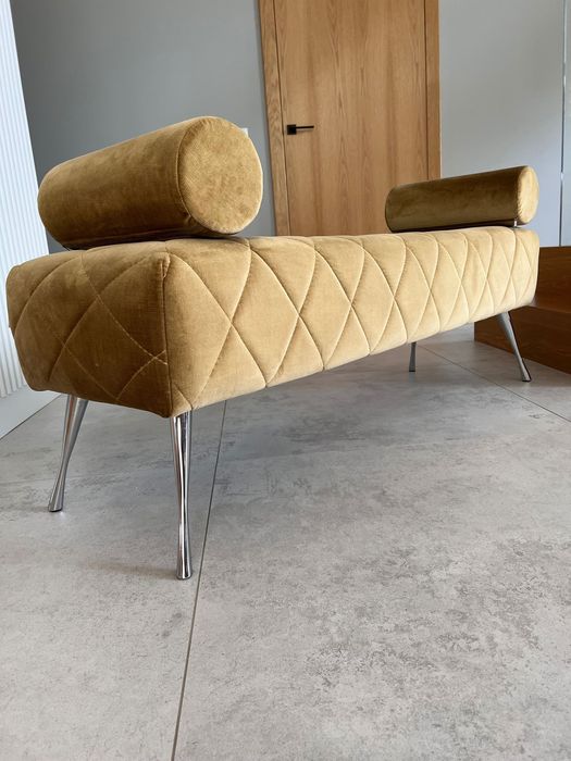 Ławka Sofka Złota Glamour