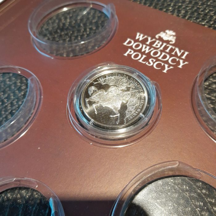 Klaser na monety dowódcy polscy odsiecz wiedeńska moneta