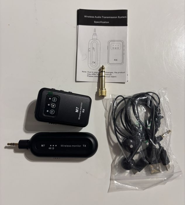 Bezprzewodowy system monitorowania dousznego 2.4 GHz