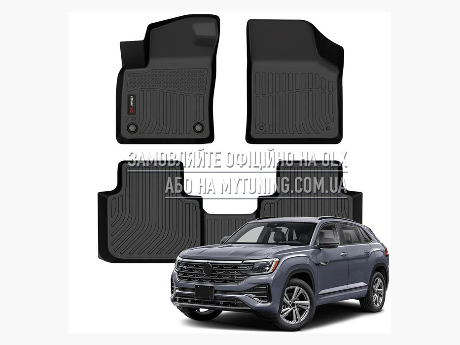 3D килимки Volkswagen Atlas Cross Sport 2020–2024 в салон | Havoc