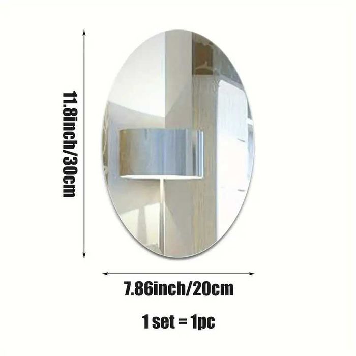 Безопасные  самоклеющееся  зеркала