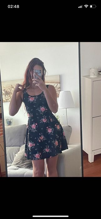 Vestido flores HM