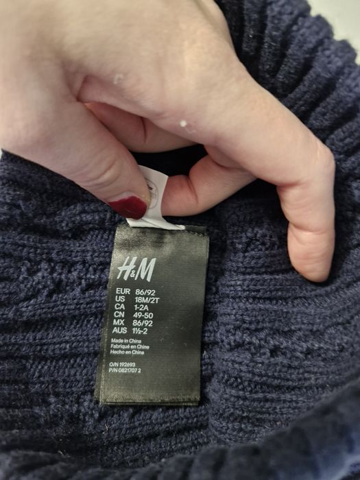 Czapki zimowe 86/92 h&m