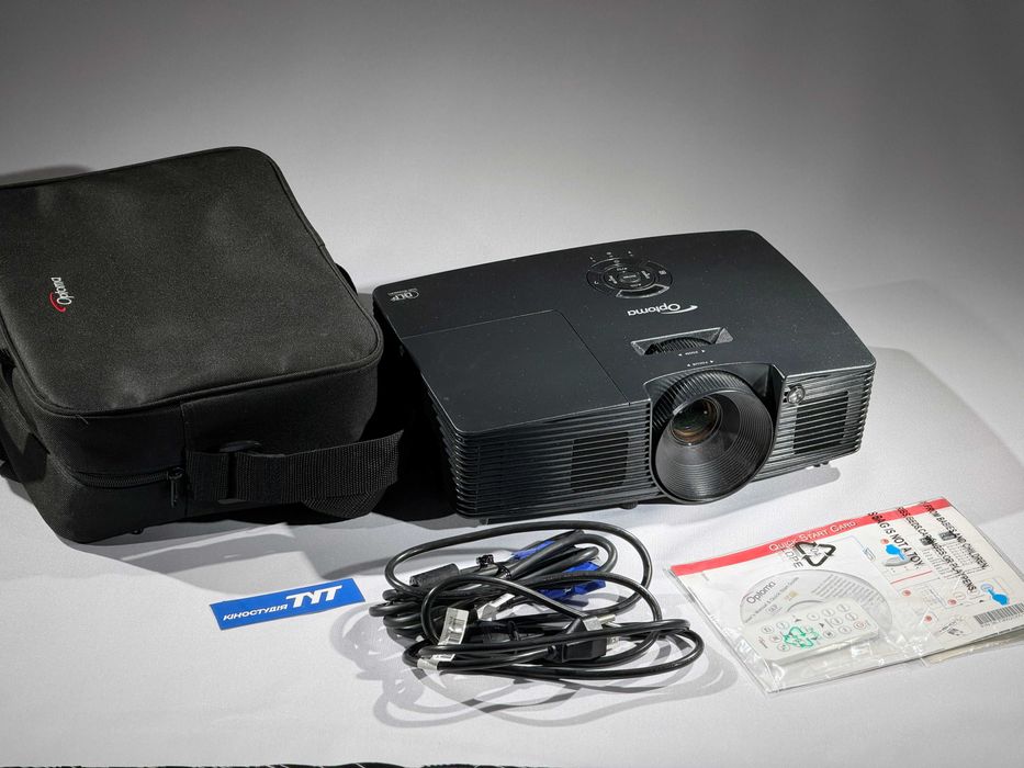 Проєктор Optoma S311 HDMI 3200 ANSI люмен для школи офісу дачі футболу мультфільмів презентацій + сумка