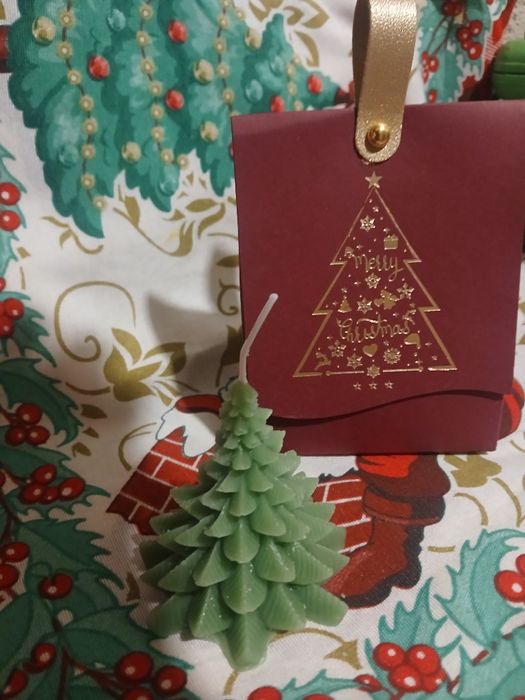 Vela decorativa natal