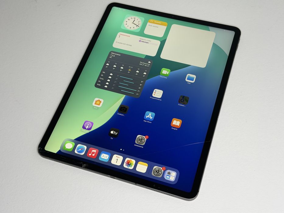 iPad Pro 12.9 3. gen. (A1895) - 256GB - pęknięty - faktura VAT 23%