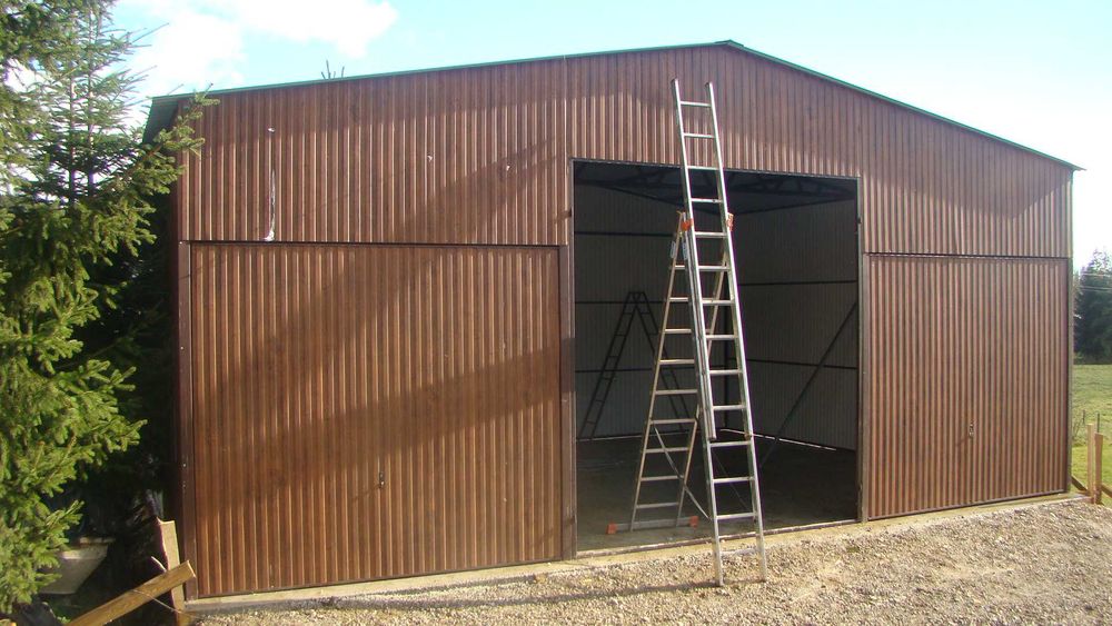 Garaż Blaszany , Hala Blaszana , Magazyn Blaszany ,OCYNK - GRZYWSTAL