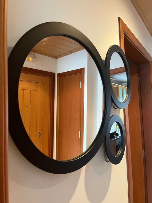 Conjunto espelhos decorativos com cabide