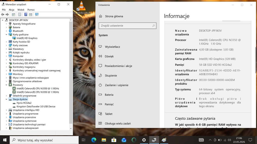 TANIO Lenovo IdeaPad 120S Intel/4GB/SSD eMMC/Bateria OK