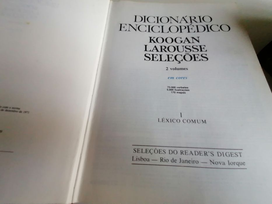3 Dicionários Enciclopédicos KOOGAN LAROUSSE SELEÇÕES