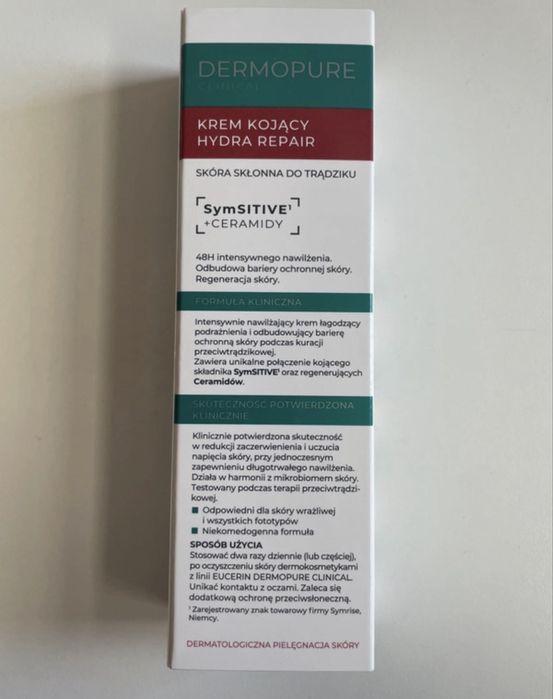 Eucerin Dermopure krem kojący