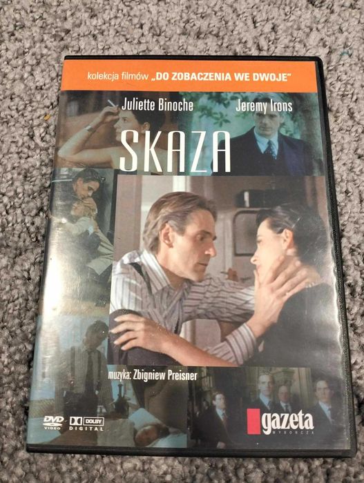 Skaza film DVD Jeremy Irons/Juliette Binoche