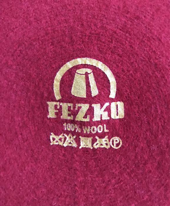 Piękny Damski Beret Fezko 100% Wełna Wool Rare Unikat Nowy !