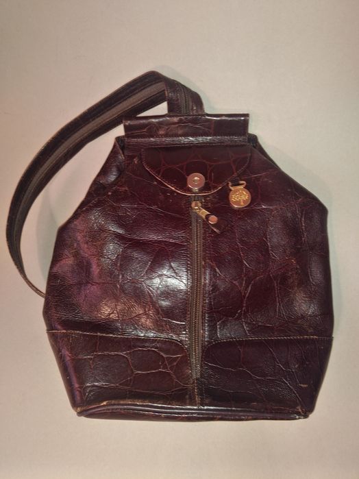 Vintage Plecak skórzany Mulberry England