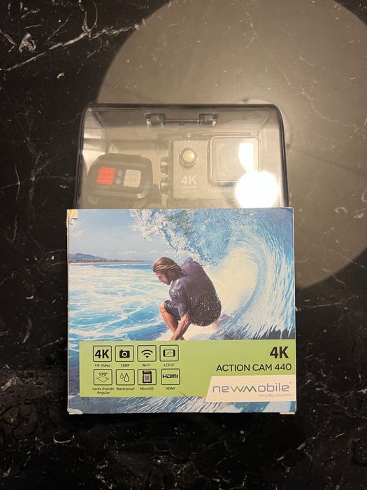 Camara 4k action cam nova wifi posso entregar, possivel troca