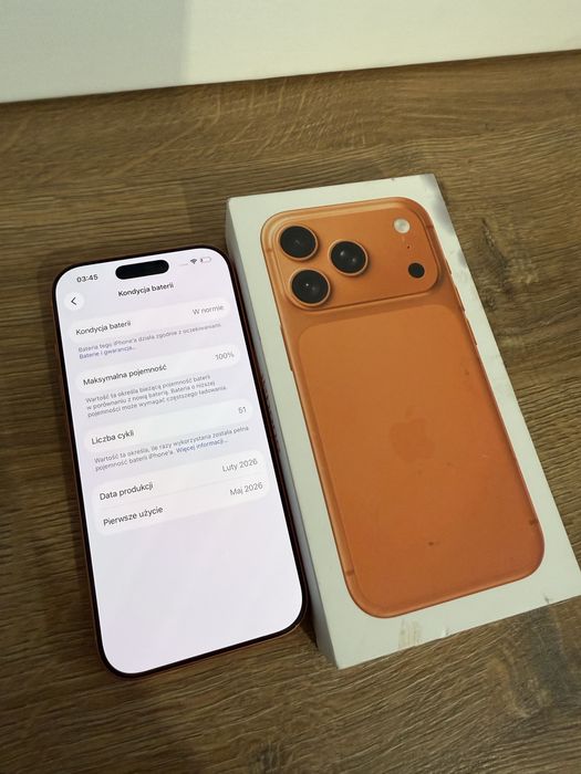 Iphone 17 pro 256gb jak nowy