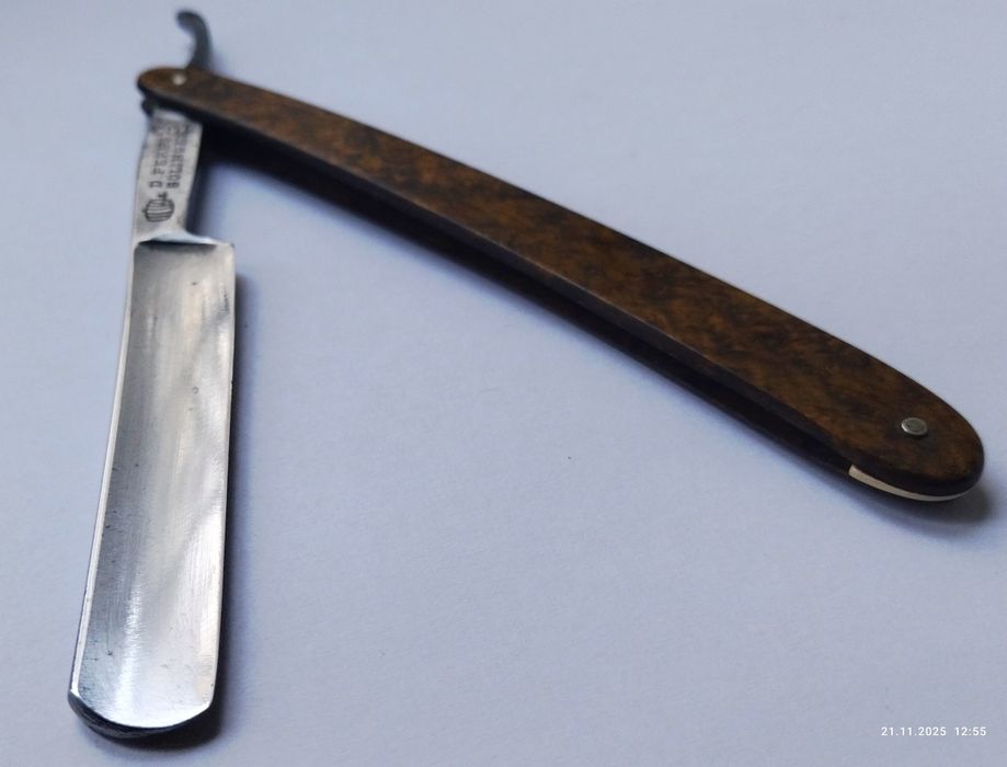 ЗАТОЧЕННАЯ коллекционная опасная бритва  Solingen D.Peres