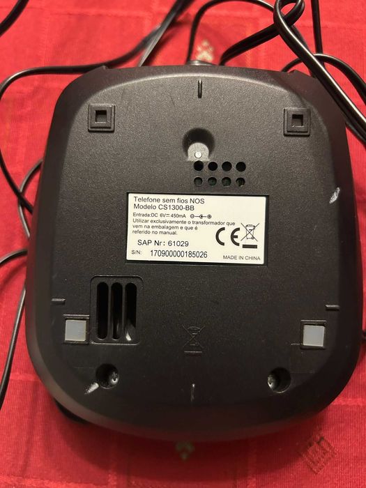Telefone sem fios analógico NOS
